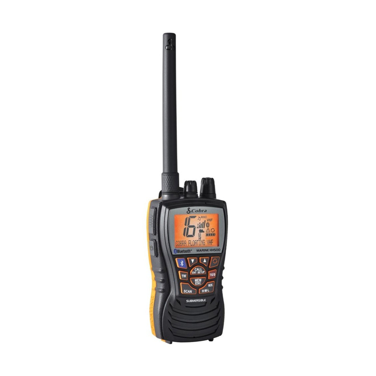 Cobra Marine MR HH500 FLT BT EU manual