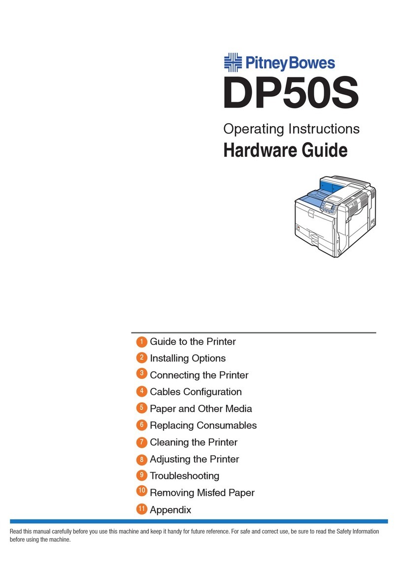 Pitney Bowes DP50S Hardware guide