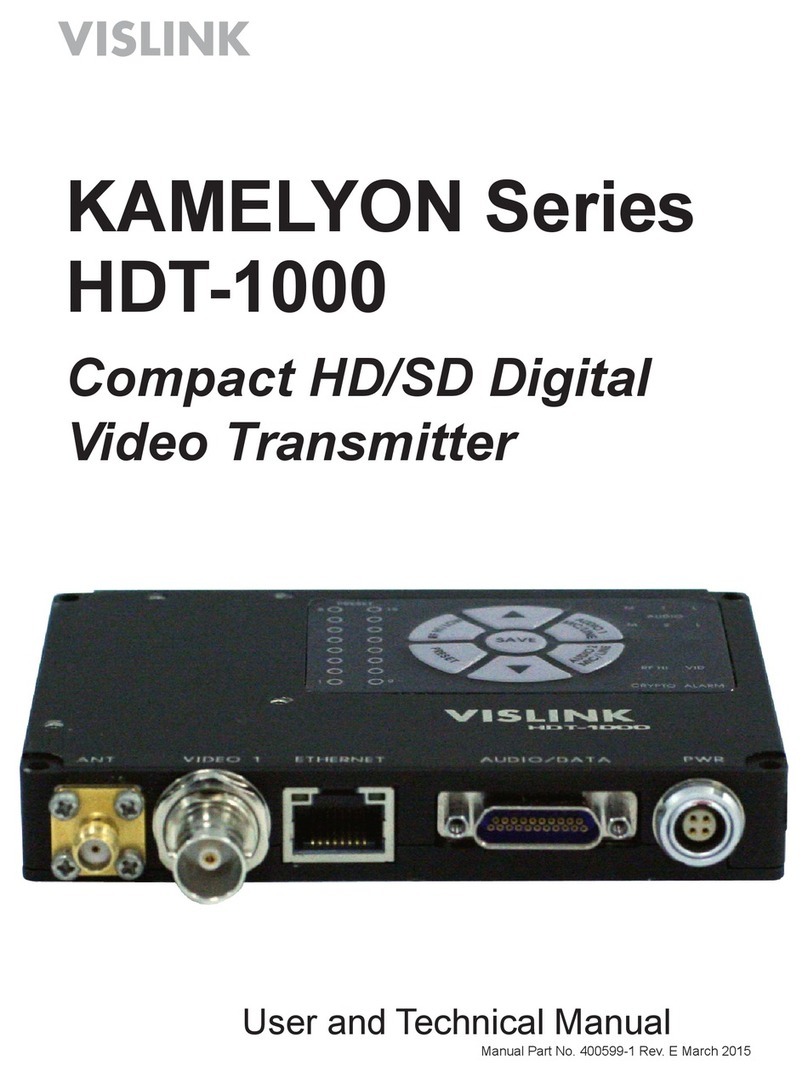 Vislink HDT-1000 User and technical manual