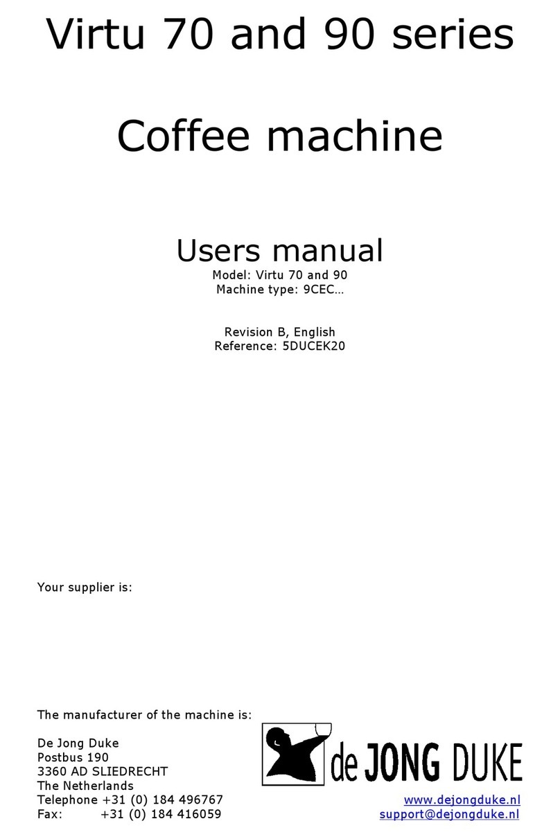 de Jong Duke Virtu 70 Series user manual