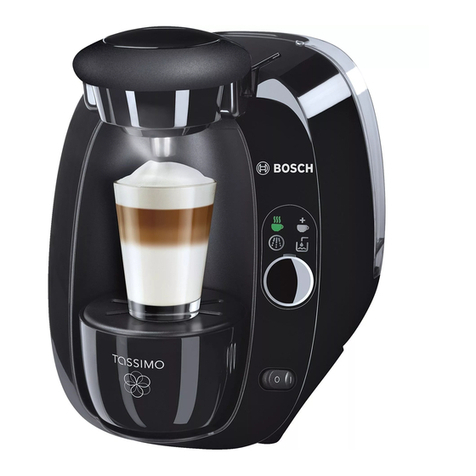Bosch Tassimo TAS 20 Series User manual Bosch Tassimo TAS 20 Series User manual