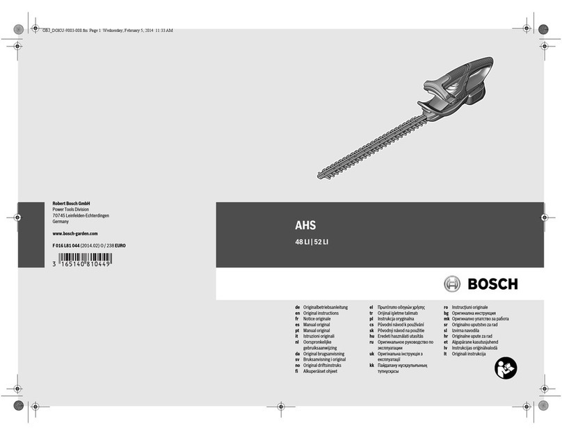 Bosch AHS 48 LI Original instructions