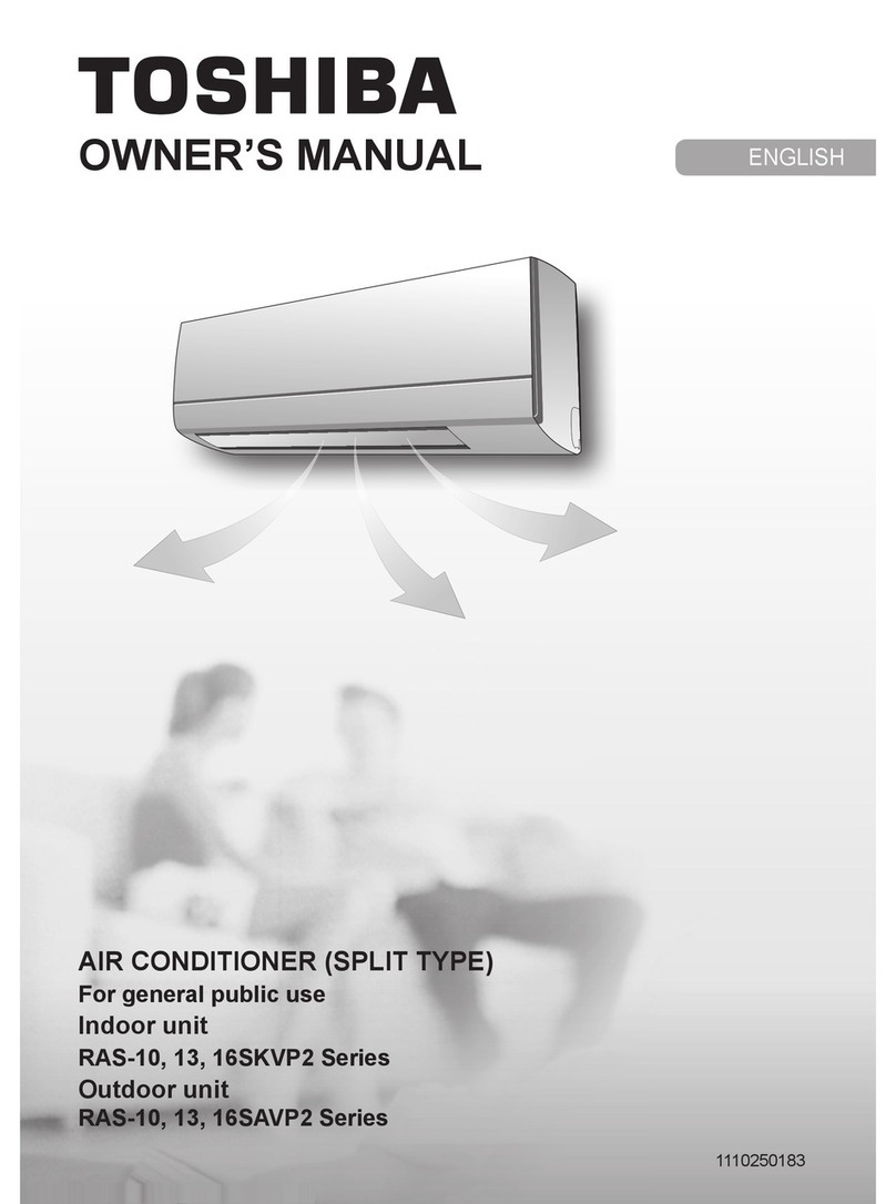 Toshiba RAS-10SKVP2 Series User manual