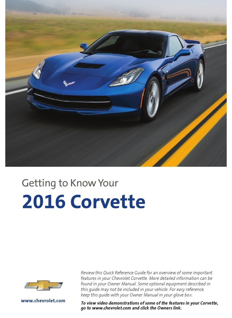 Chevrolet Corvette 2016 Assembly instructions Chevrolet Corvette 2016 Assembly instructions