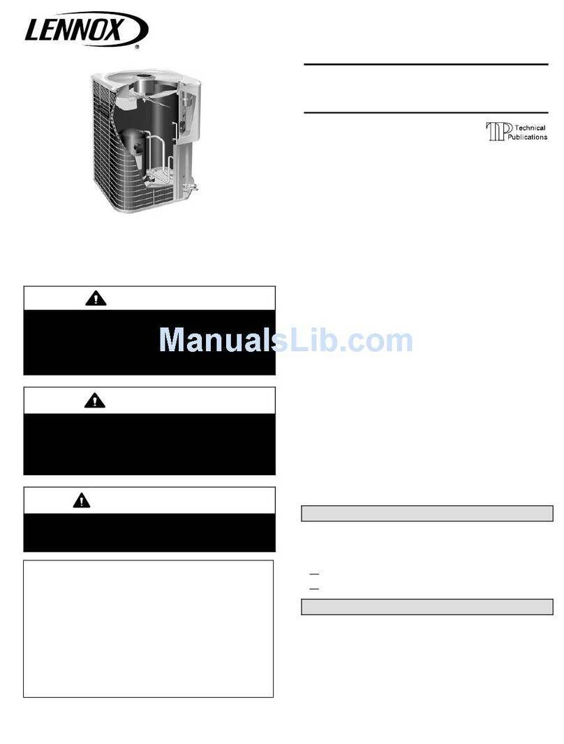 Lennox TPA036H4N4 User manual