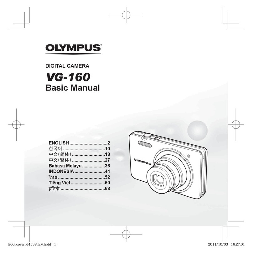 Olympus VG-160 User manual