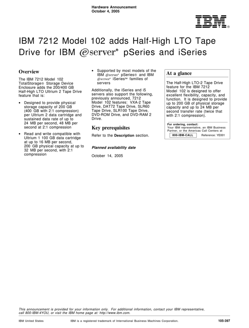 IBM 7212 Model 102 User manual