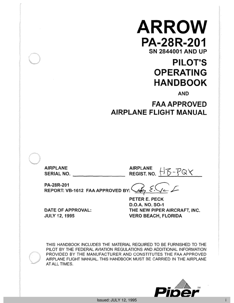 Piper Arrow PA-28R-201 Owner's manual Piper Arrow PA-28R-201 Owner's manual