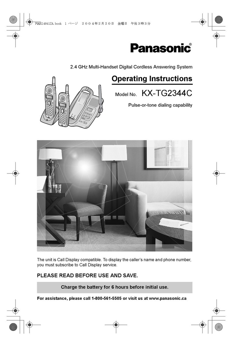 Panasonic KX-TG2344C User manual