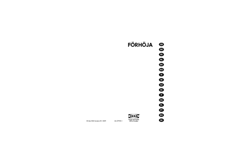 IKEA FORHOJA User manual