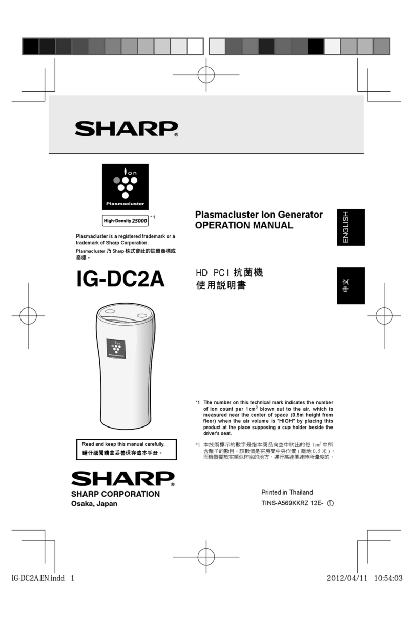 Sharp IG-DC2A User manual