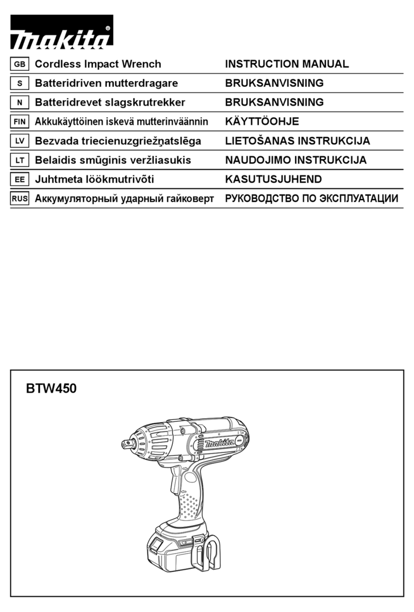 Makita BTW450 User manual