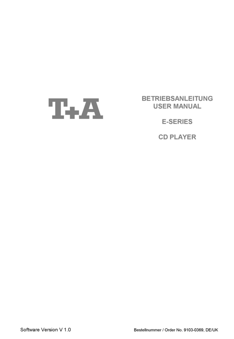 T+A E-Series User manual