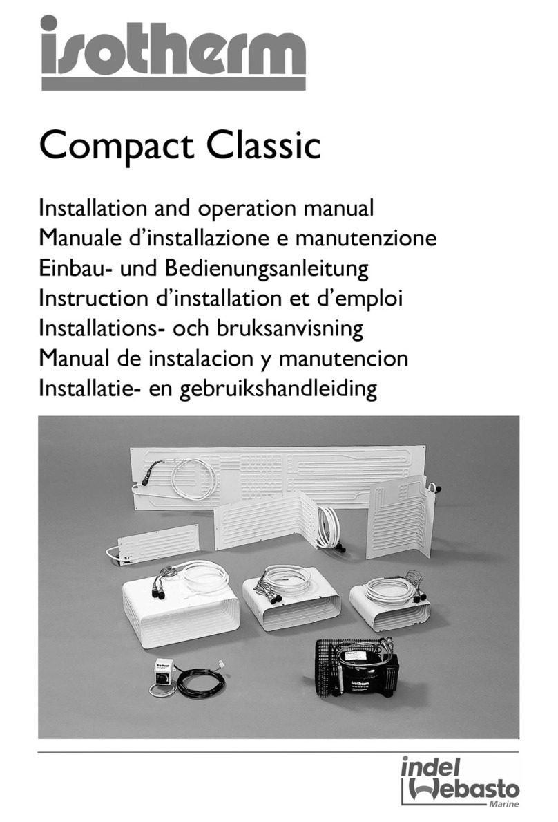 Isotherm COMPACT CLASSIC User manual Isotherm COMPACT CLASSIC User manual