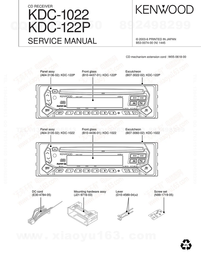 Kenwood KDC-1022 User manual