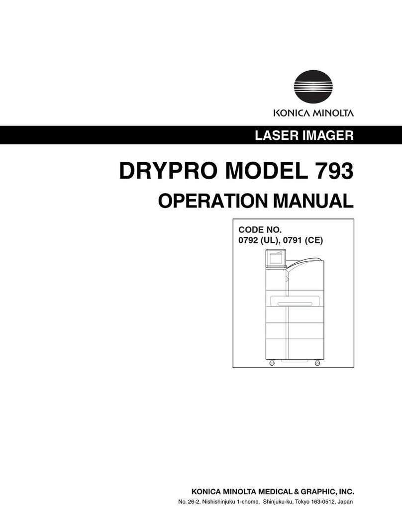 Konica Minolta DRYPRO Model 793 User manual