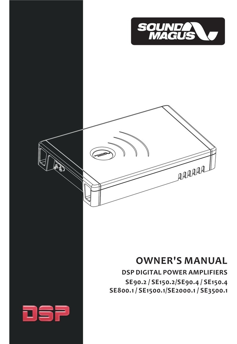 Sound Magus SE90.2 owner's manual