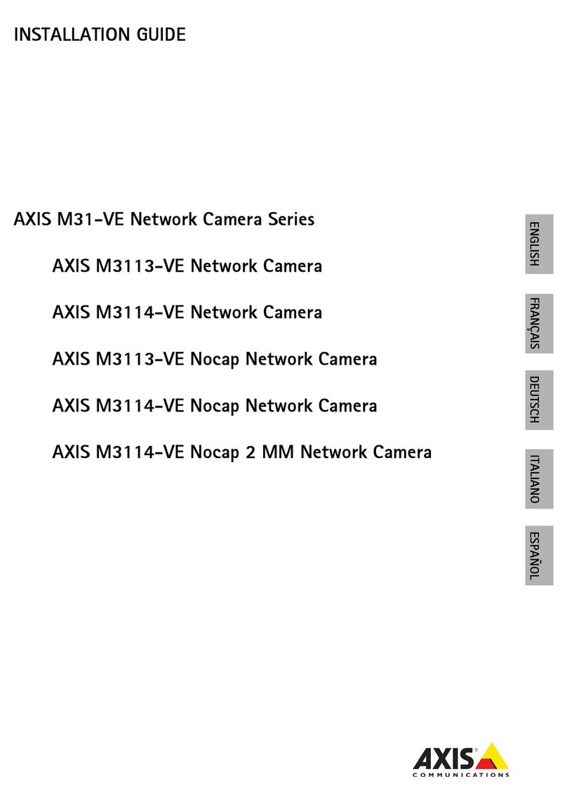 Axis M3114-VE Nocap User manual Axis M3114-VE Nocap User manual
