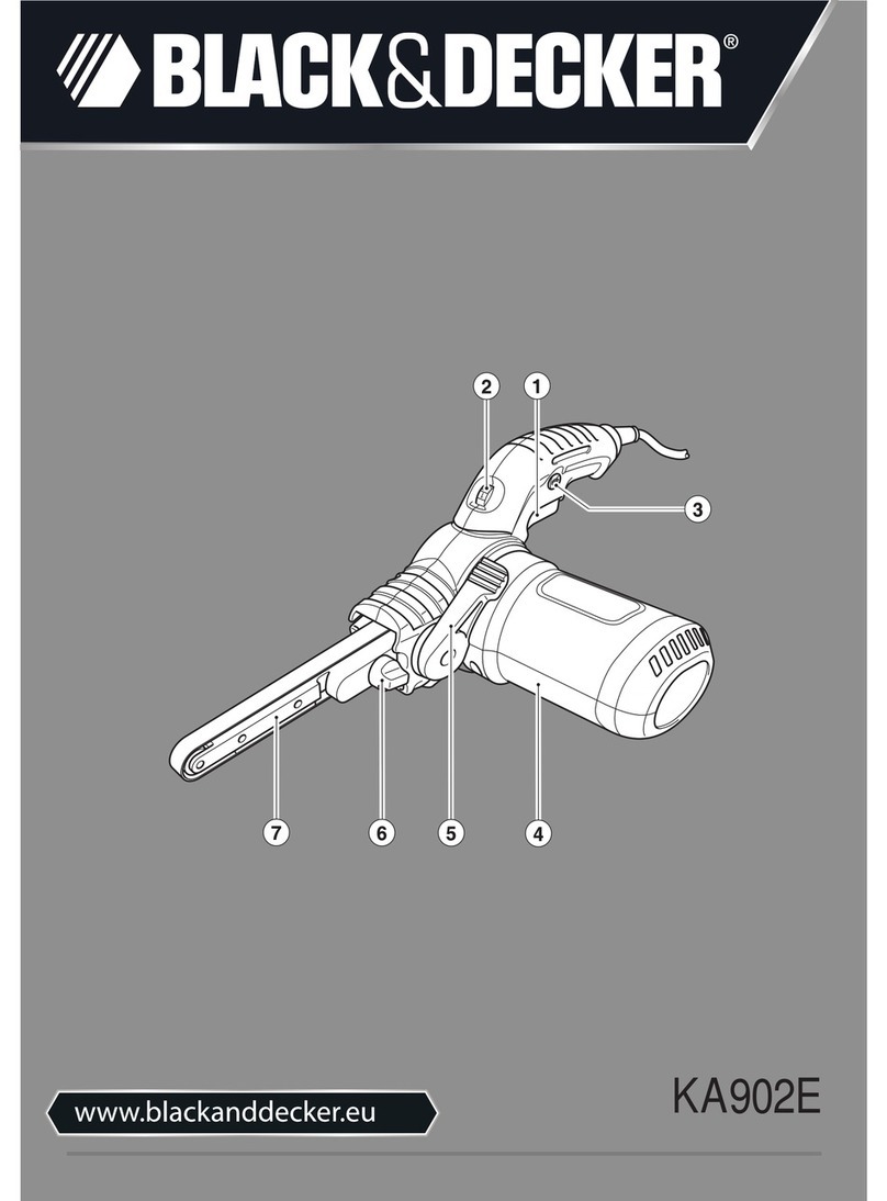 Black & Decker Powerfile KA902E User manual