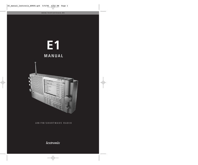 Lextronix E1 manual