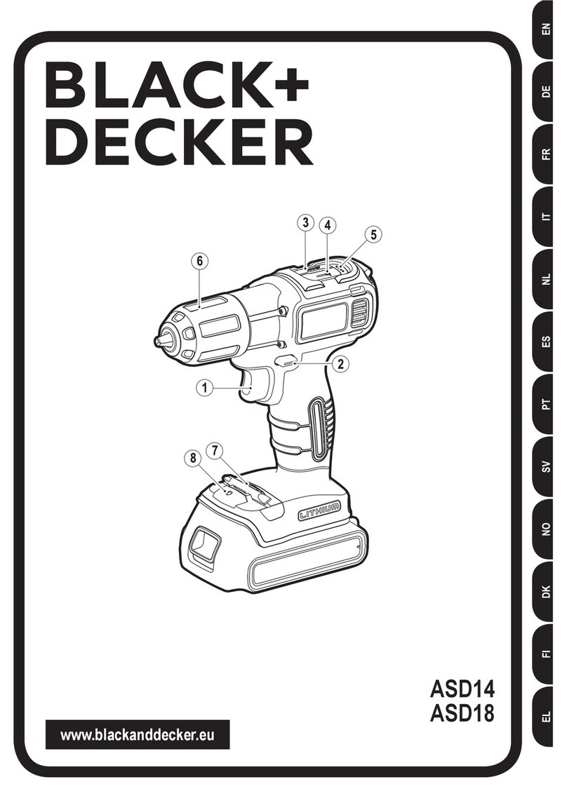 Black & Decker ASD14 User manual