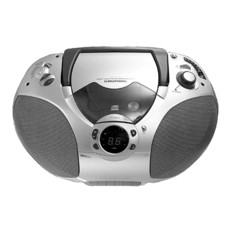 Grundig RR 640 CD User manual