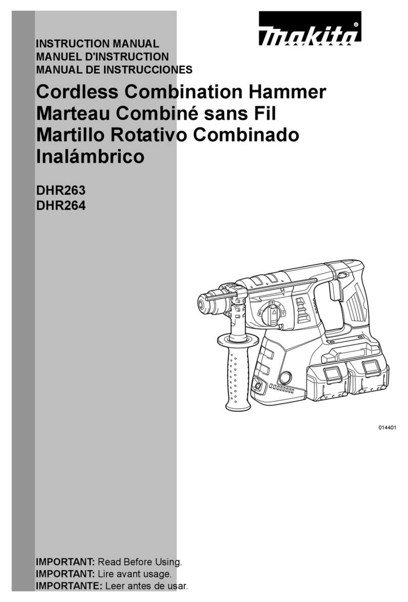 Makita DHR263 instruction manual