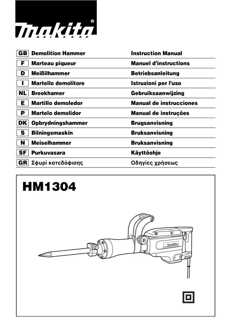 Makita HM1304 User manual