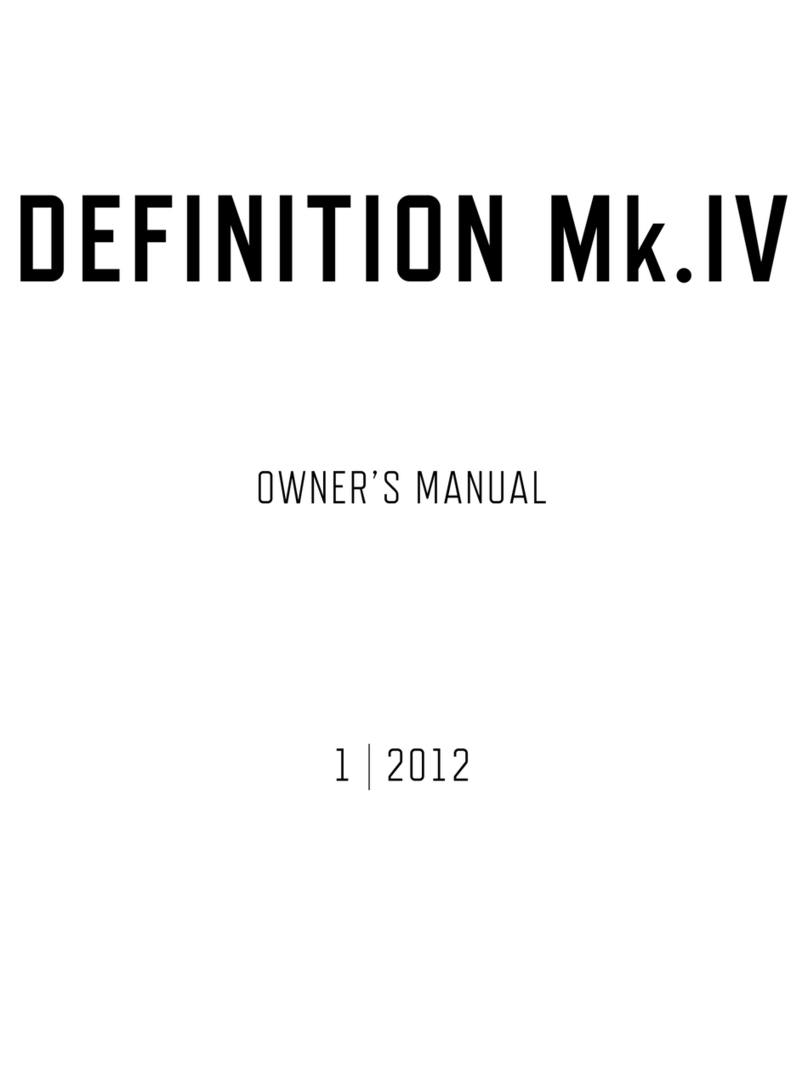 Zu Audio DEFINITION Mk.IV User manual