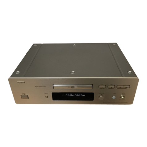 Denon DCD-1650AR Service manual