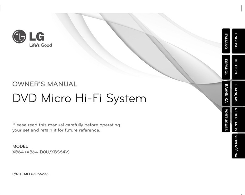 LG XB64 User manual