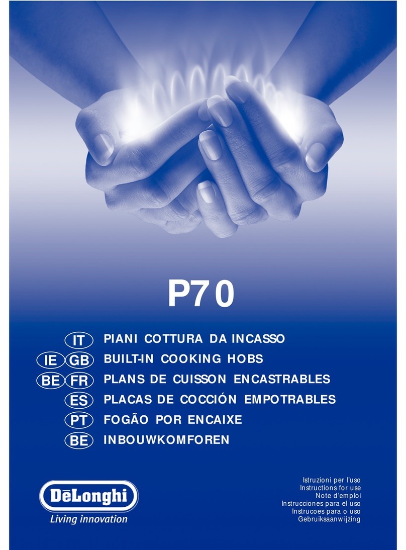 DeLonghi P70 Series Instructions for use and installation