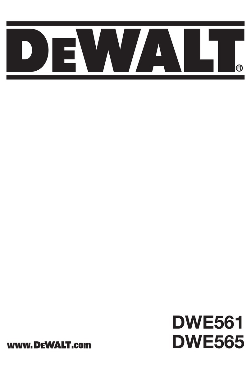 DeWalt DWE561 User manual