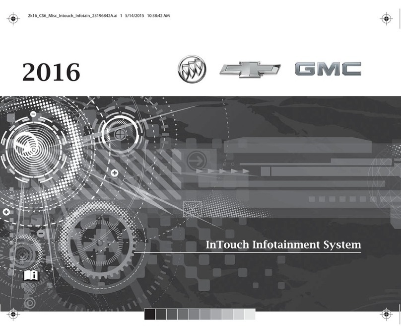 GMC 2016 InTouch Infotainment system