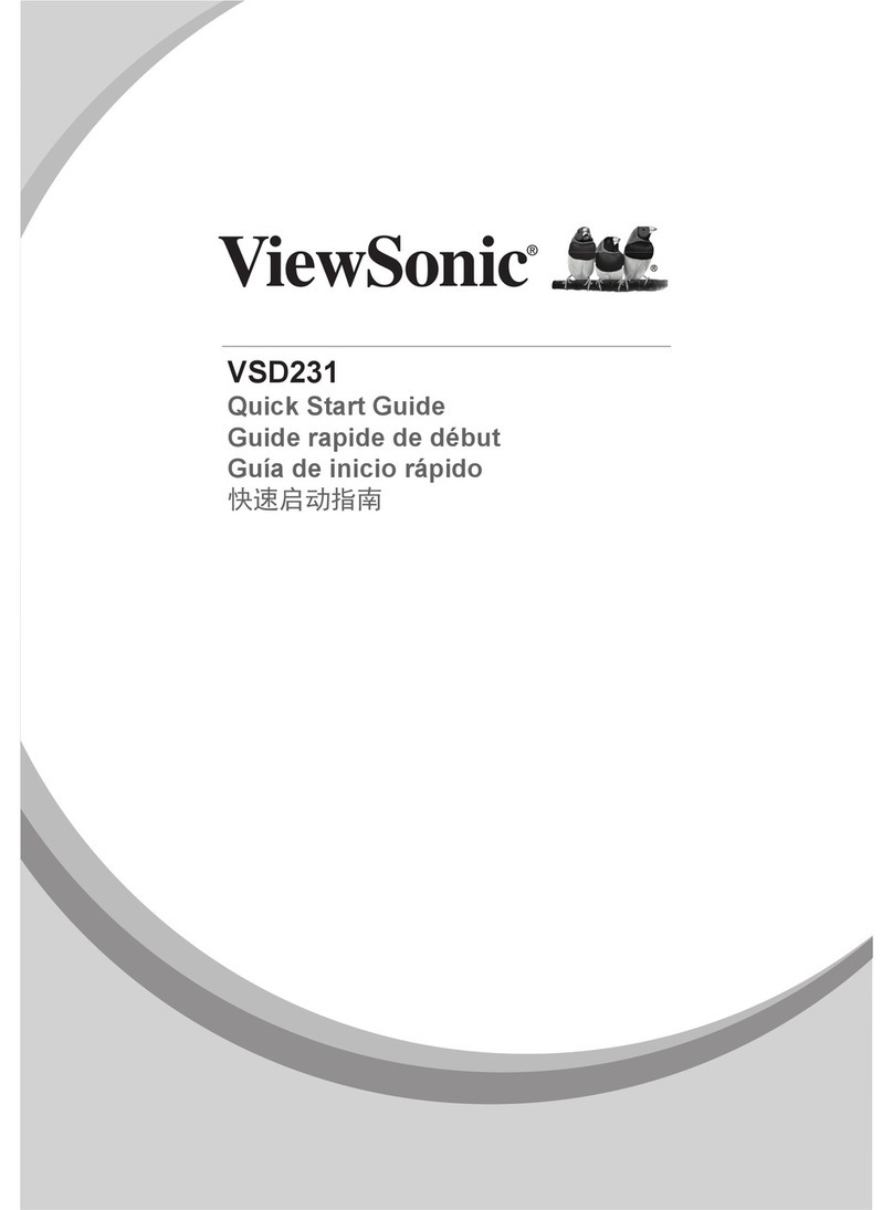 ViewSonic VSD231 User manual