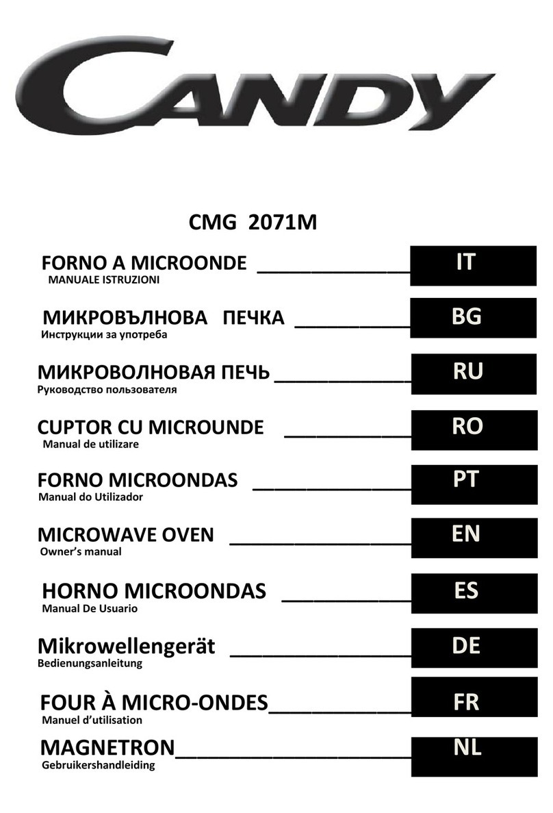 Candy CMG 2071M User manual