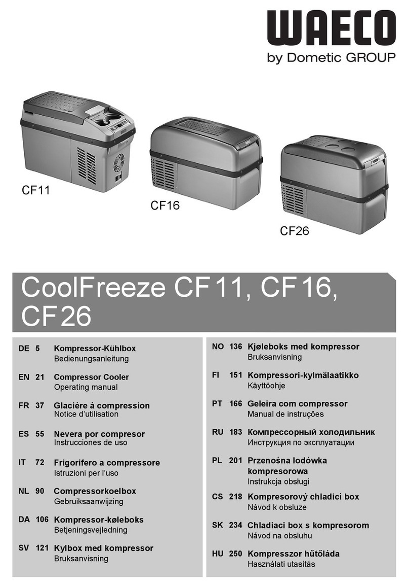Waeco CoolFreeze CF11 operating manual
