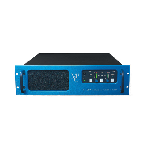 MC2 Audio MC1250 User manual MC2 Audio MC1250 User manual