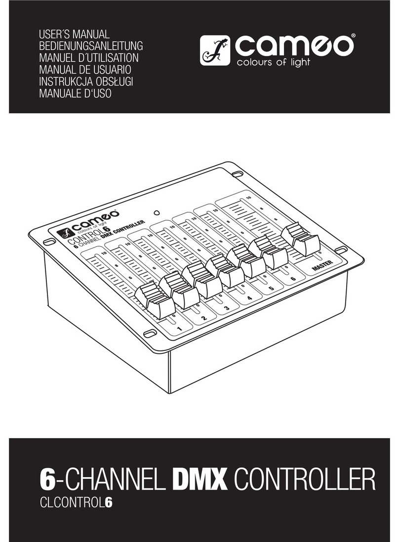 Cameo CLCONTROL6 User manual