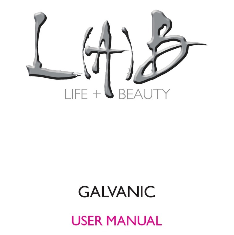L(A)B Life + Beauty GALVANIC user manual