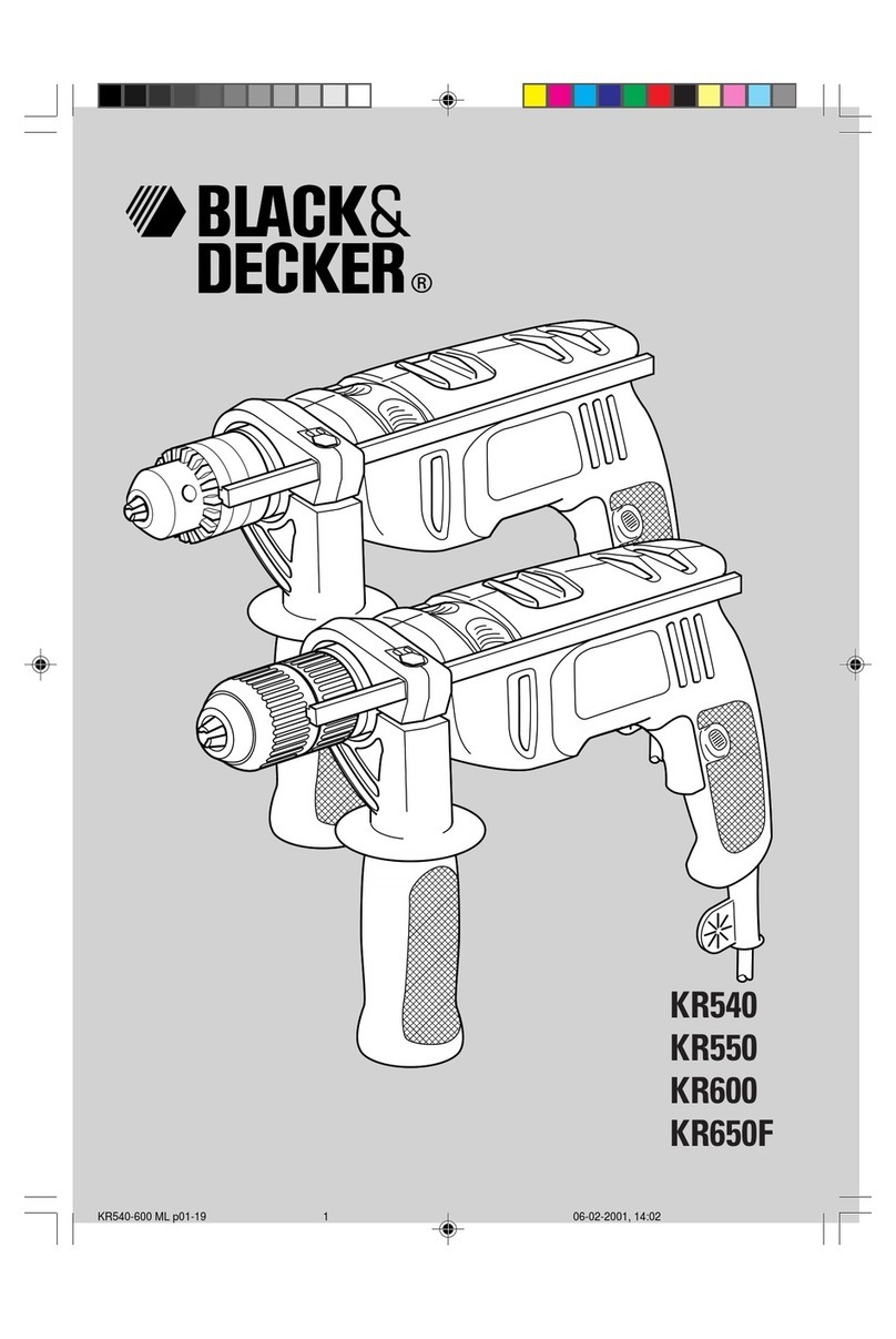 Black & Decker KR540 User manual