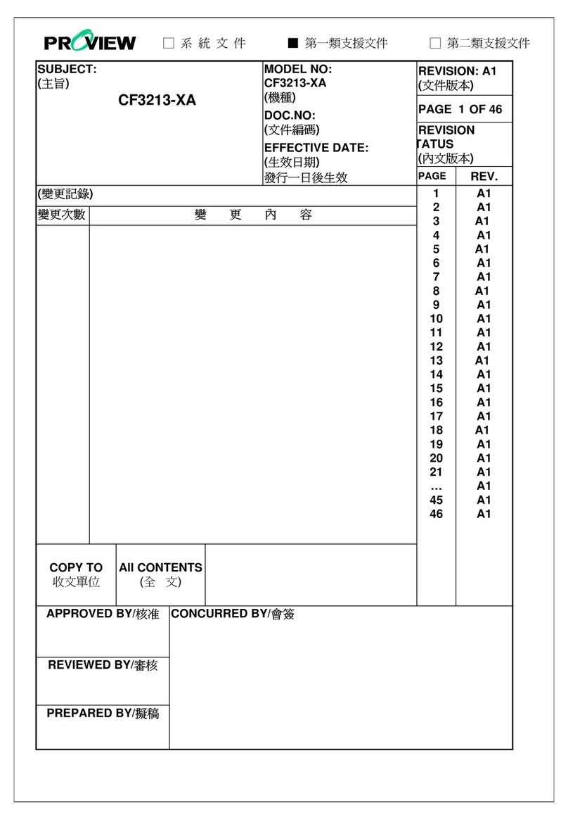 Proview CF3213-XA Service manual