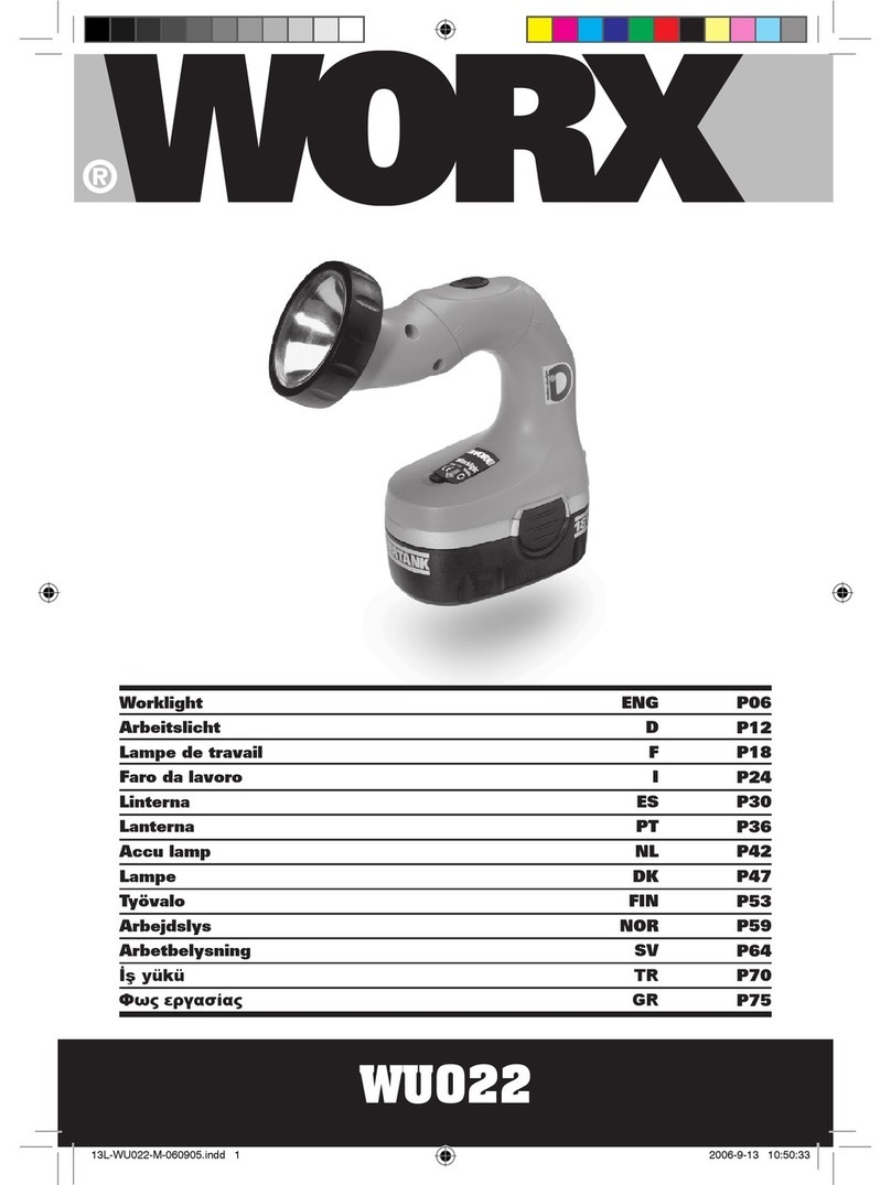 Worx WU022 User manual