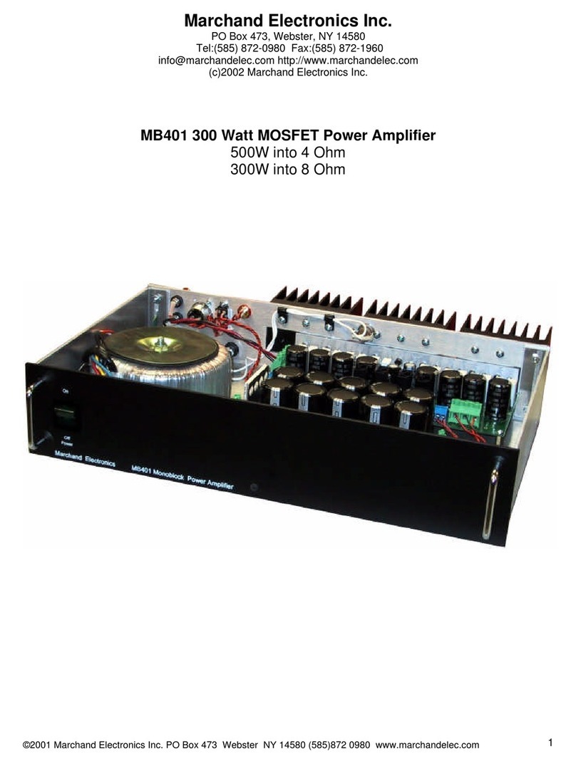 Marchand Electronics mb401 manual