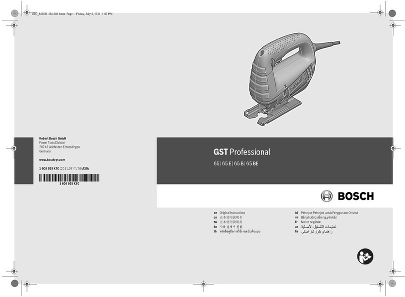 Bosch GST Professional 65 E User manual