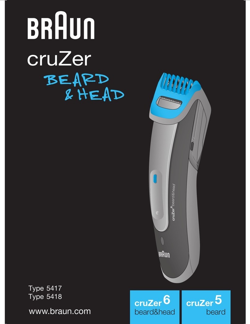 Braun cruZer 6 beard&head User manual Braun cruZer 6 beard&head User manual