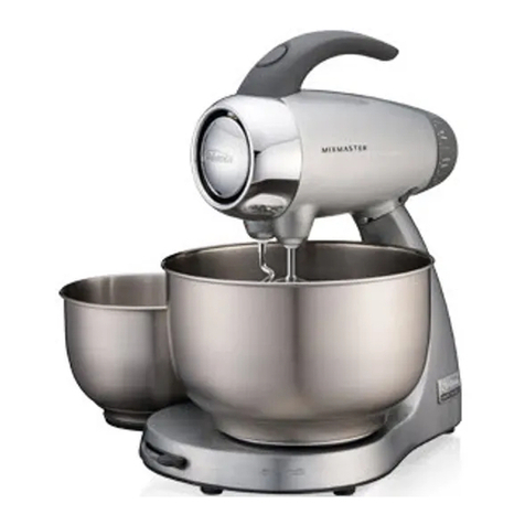 Sunbeam Mixmaster MX8900 Building instructions