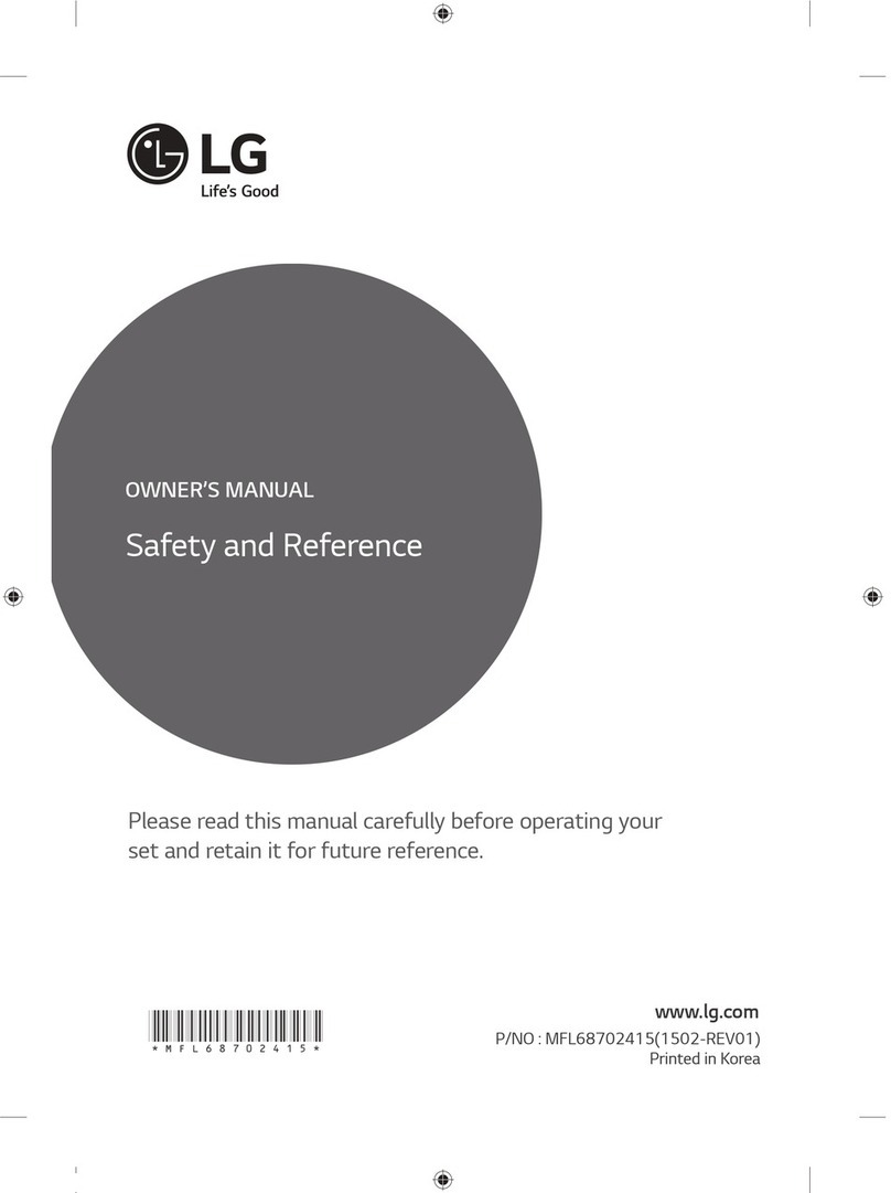 LG 39LF56 Series User manual