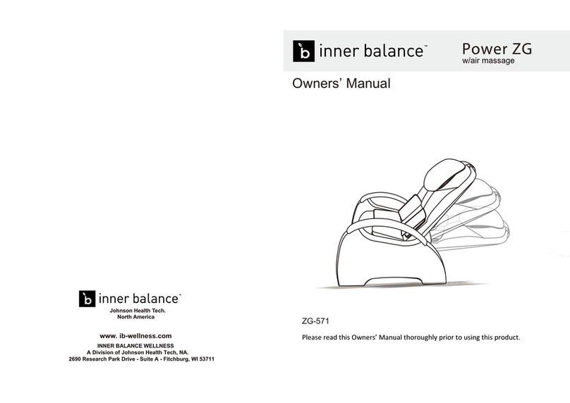 Inner Balance Wellness Power ZG owner's manual