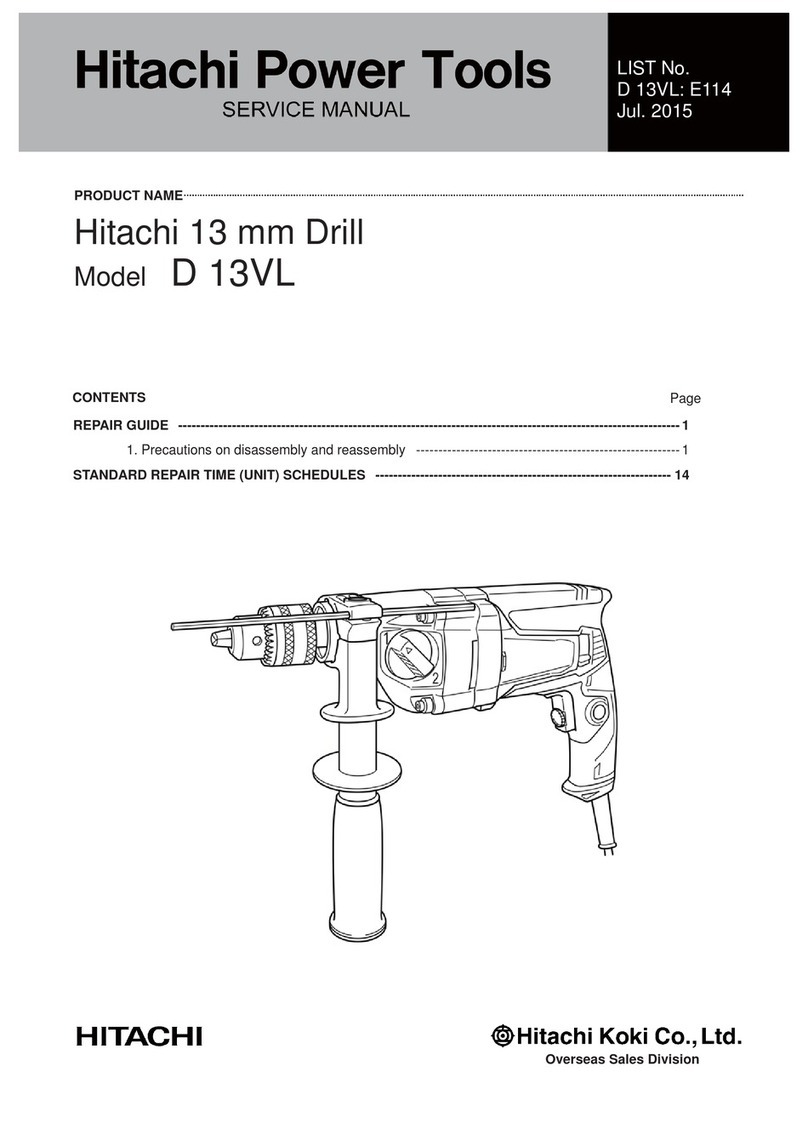 Hitachi D 13VL User manual